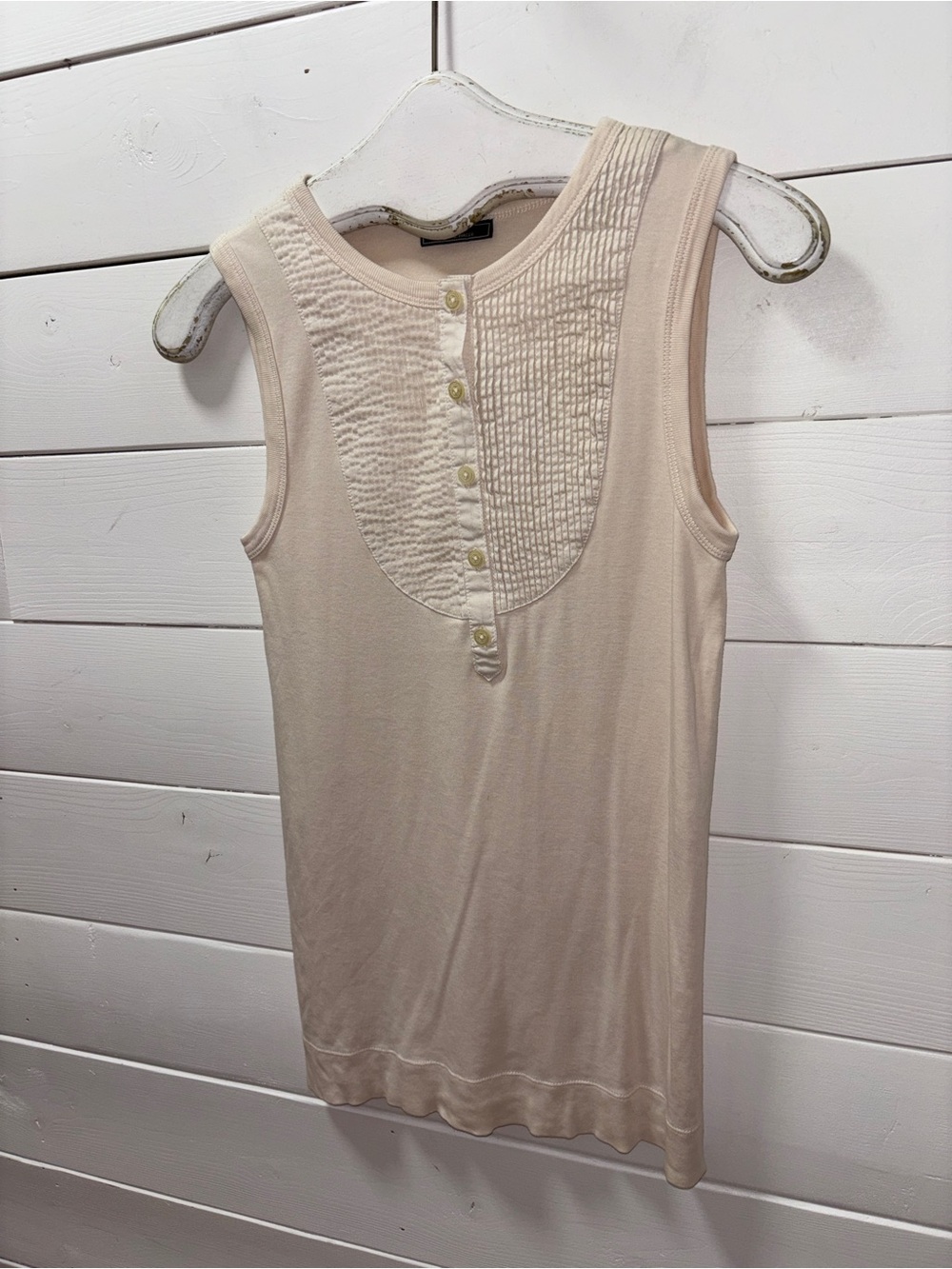 By Malene Birger Cream Fine Knit Sleeveless Top – Estimated Size XS - Picture 7 of 9
